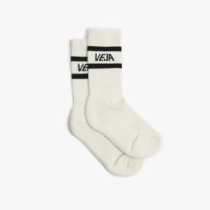 ICONIC SOCKS COTTON WHITE BLACK