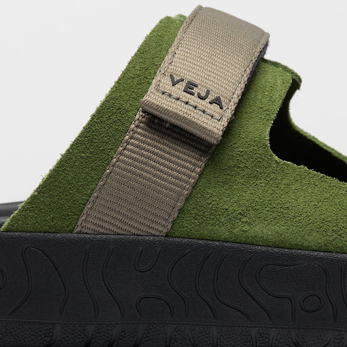 ARPOADOR SUEDE MILITAR KAKI BLACK - Image 3