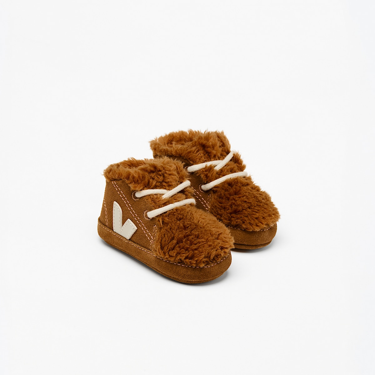 BABY FURED SUEDE COGNAC PIERRE - Image 2