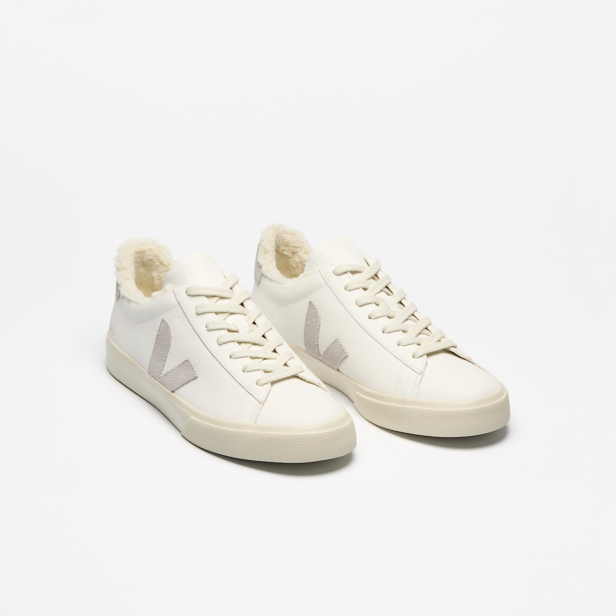 CAMPO FURED LEATHER WHITE LIGHT GREY - Image 2
