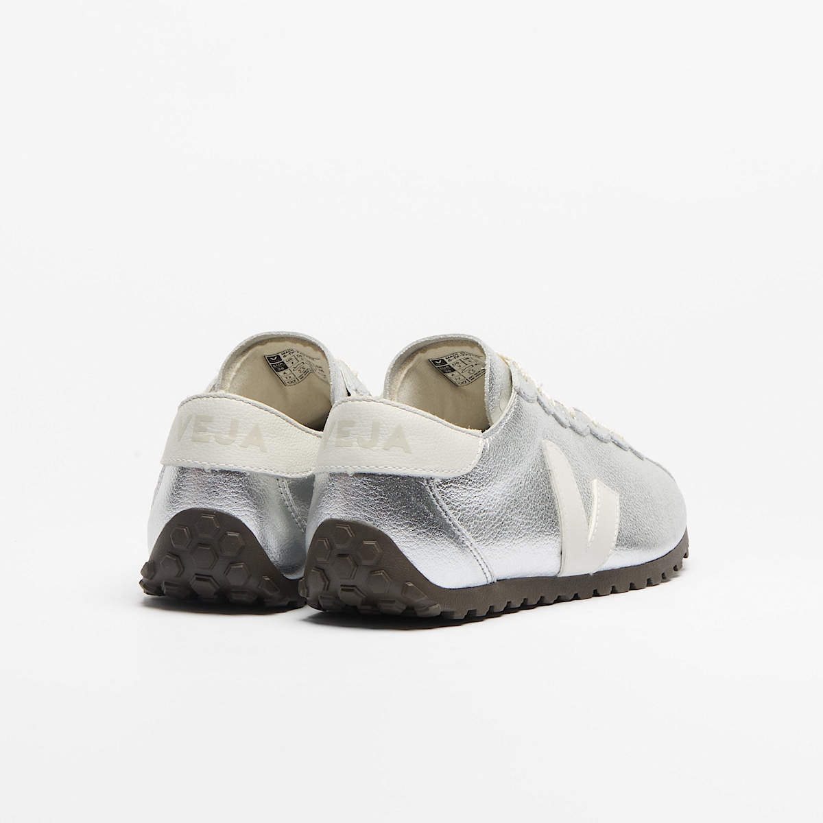 CATEYES LEATHER SILVER WHITE - Image 3