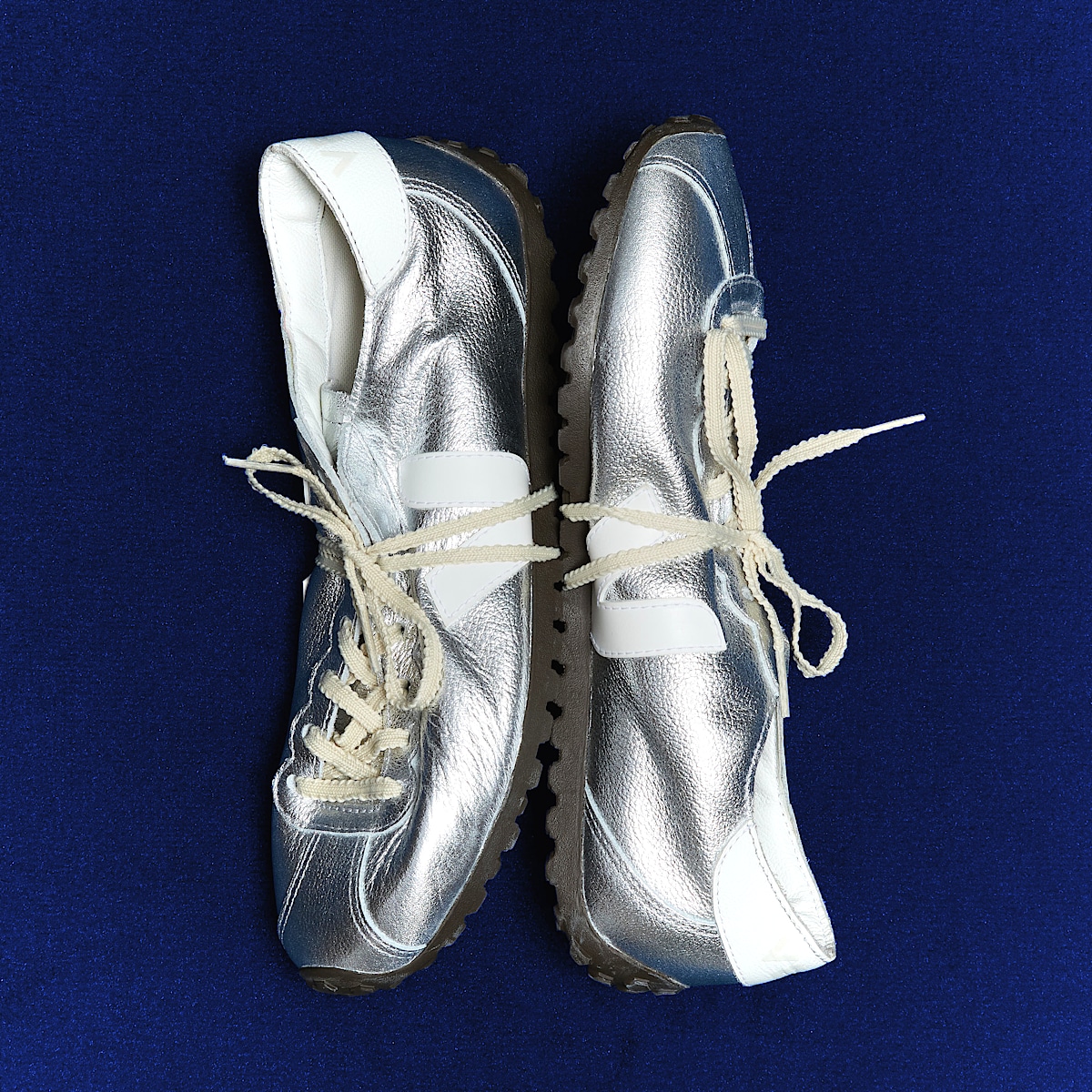 CATEYES LEATHER SILVER WHITE - Image 5