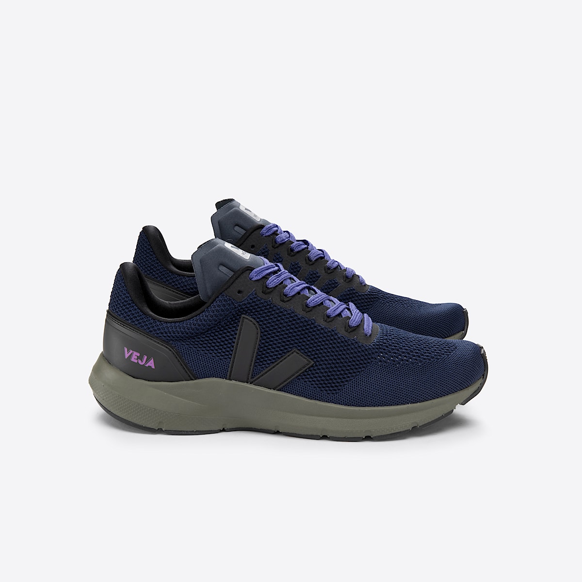 MARLIN V-KNIT NIL BLACK KAKI SOLE