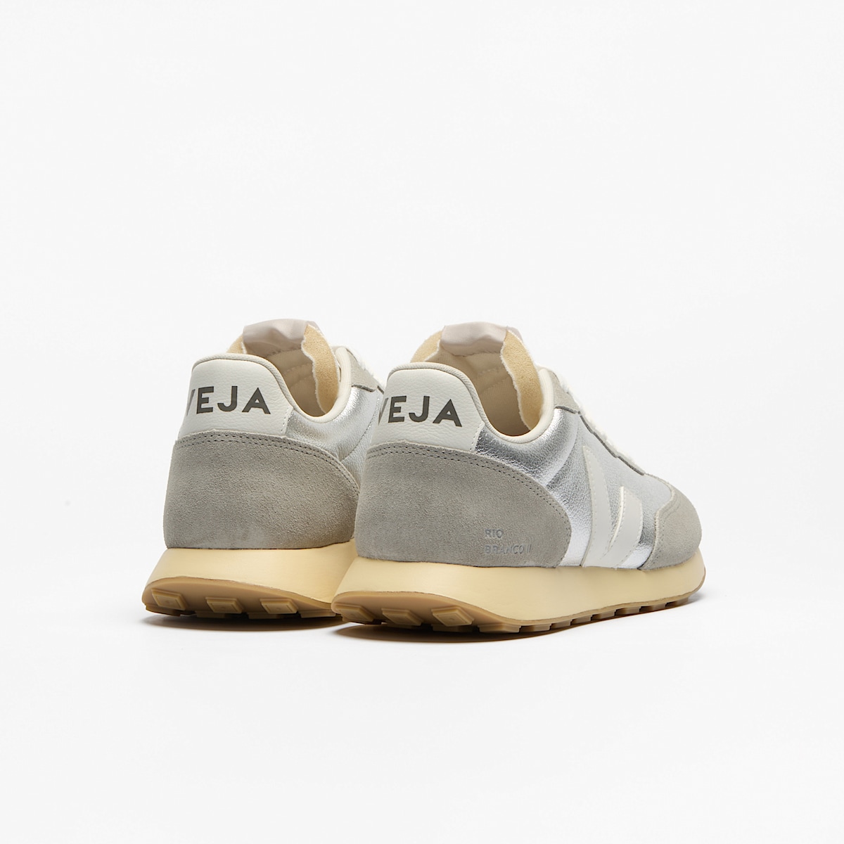 RIO BRANCO II LEATHER SILVER OXFORD GREY WHITE - Image 3