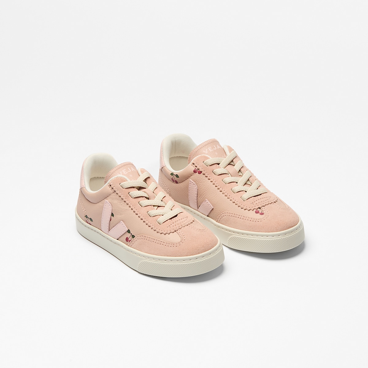 VOLLEY ELASTIC LACES LEATHER VEJA X KONGES SLJD CHERRY - Image 2