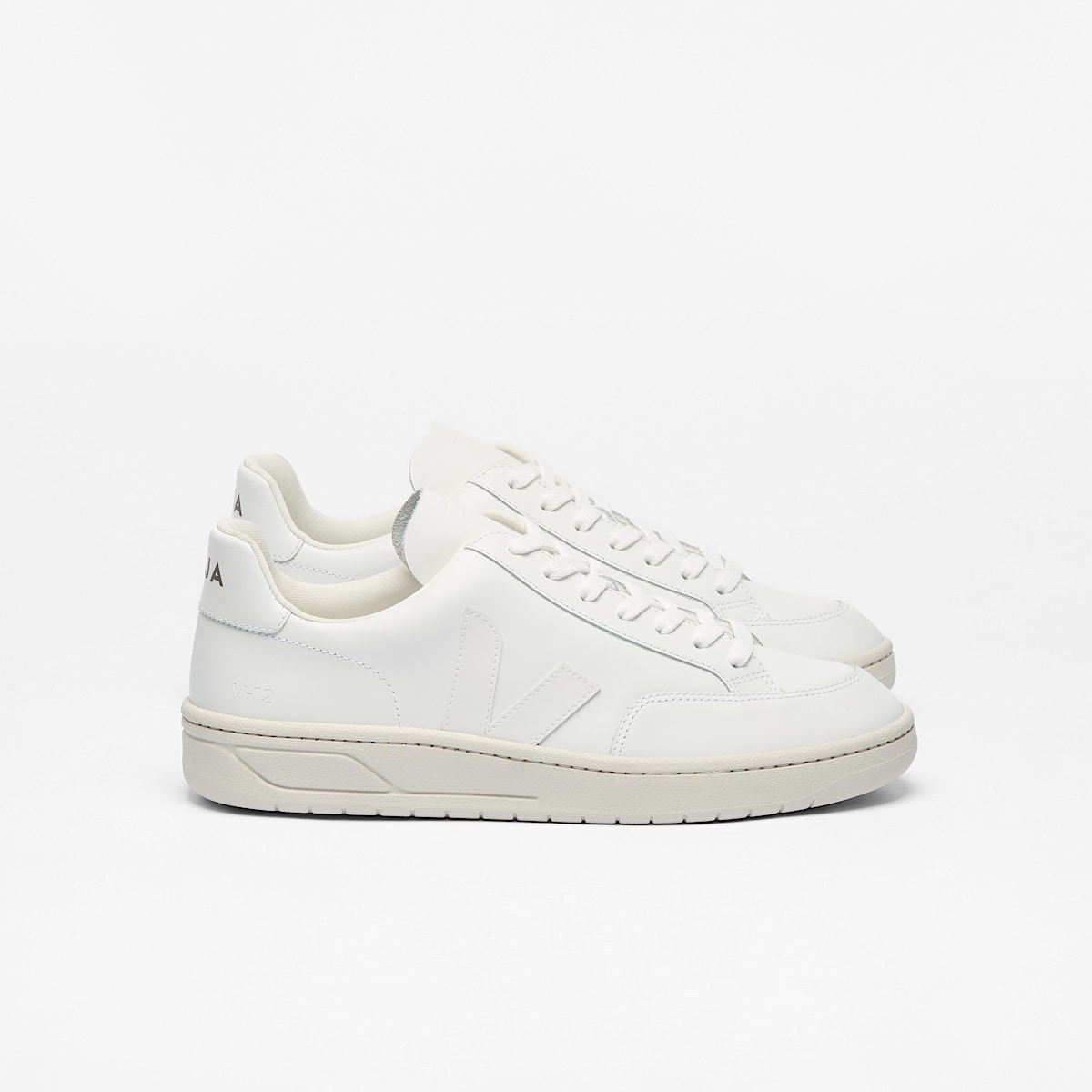 V-12 LEATHER WHITE