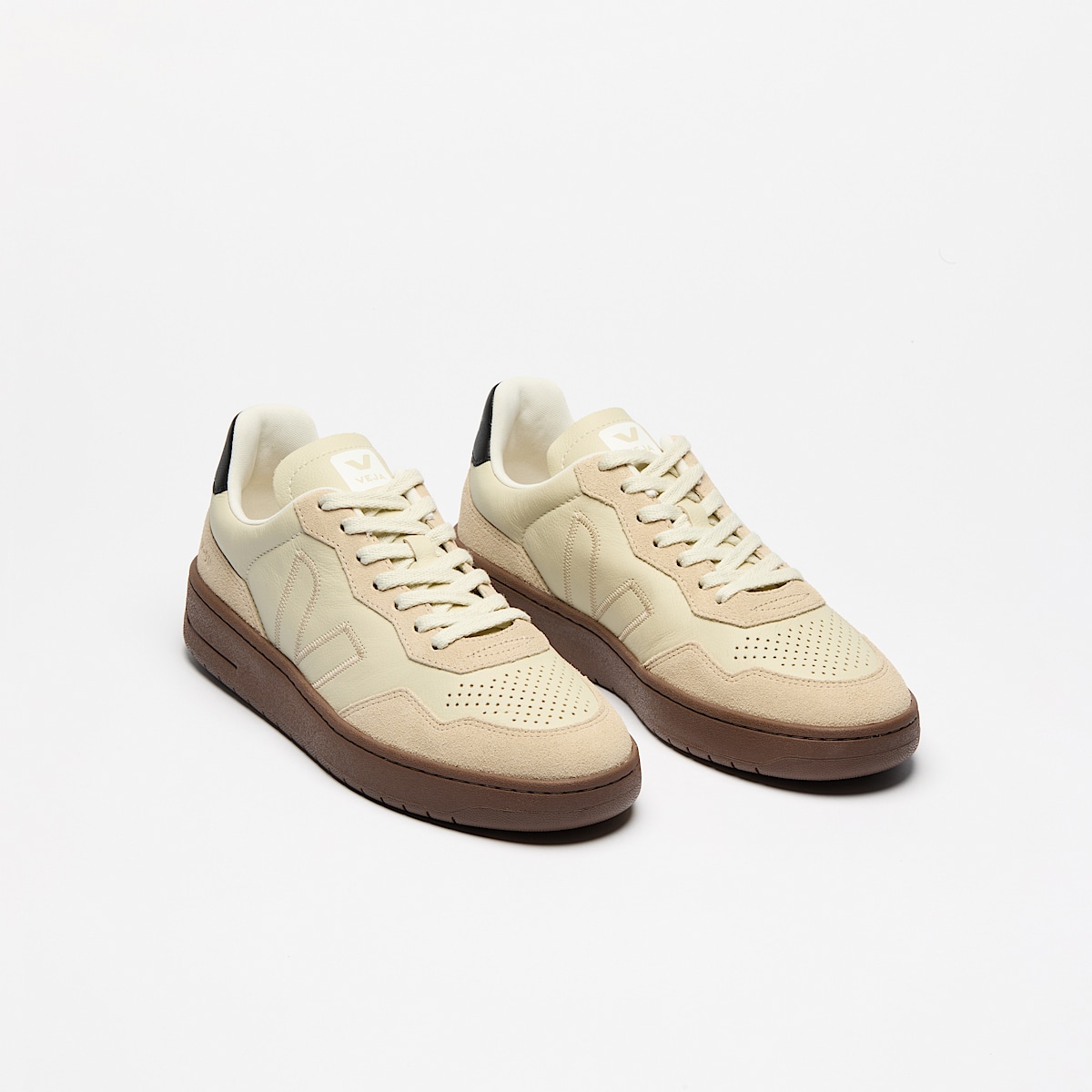V-90 LEATHER BEIGE ALMOND BLACK - Image 2