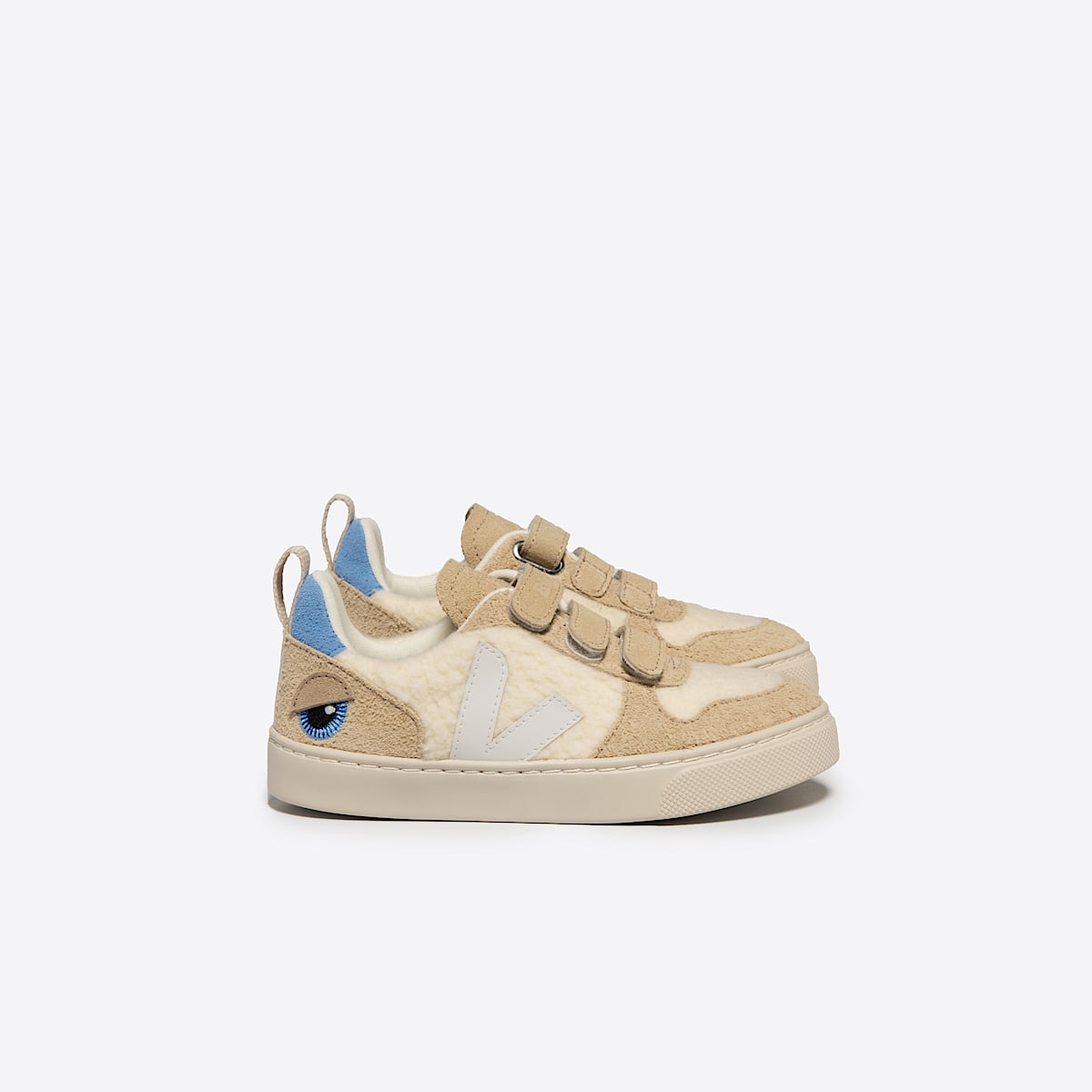 V-10 FLEECE VEJA X BIGSTUFFED PURE WHITE