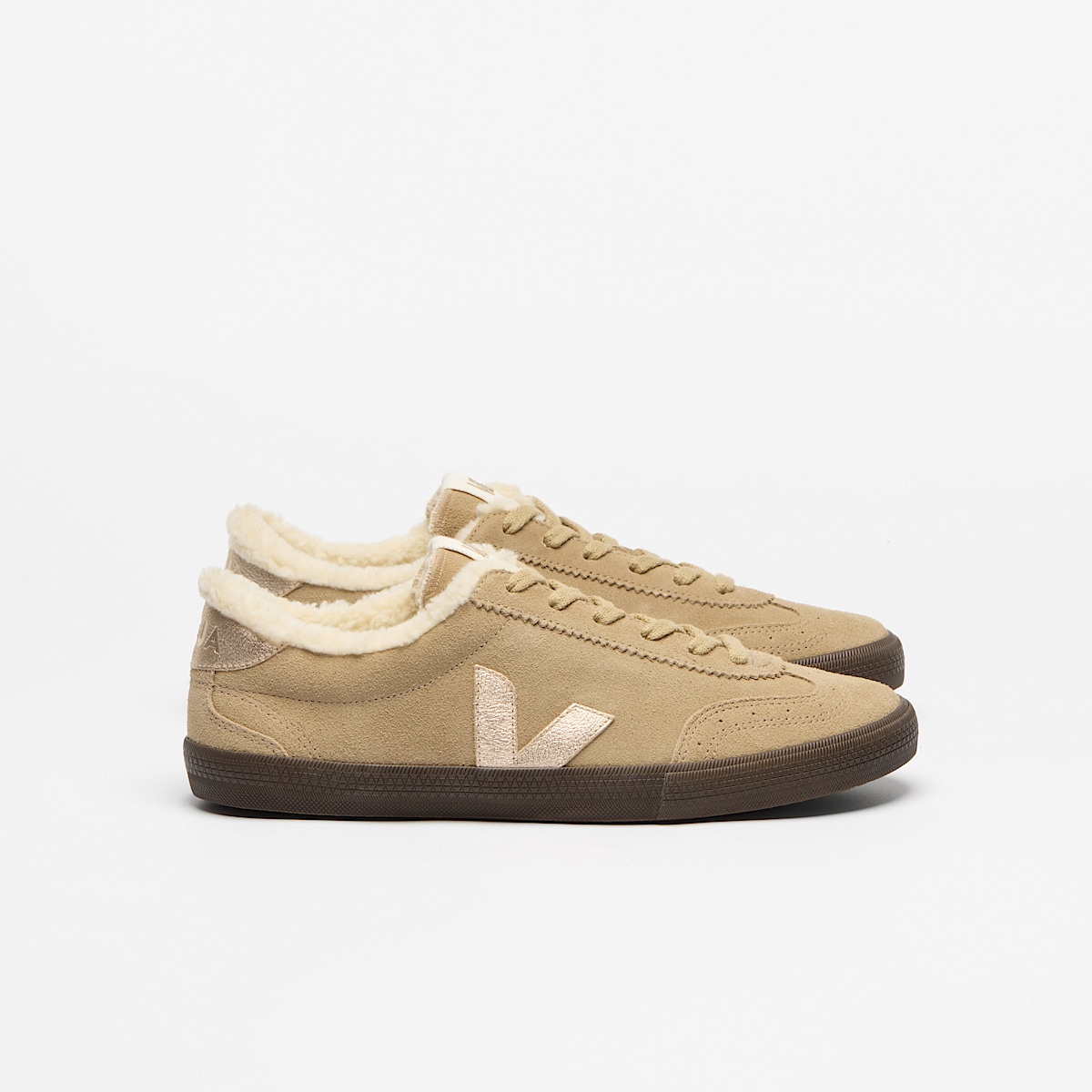 VOLLEY FURED SUEDE DUNE PLATINE EAGLE