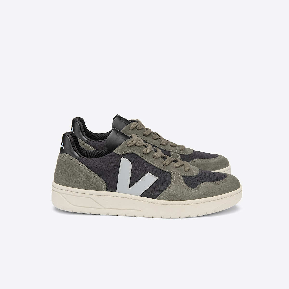 V-10 RIPSTOP BLACK OXFORD GREY MUD